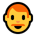 👨‍🦰 man: red hair display on Windows